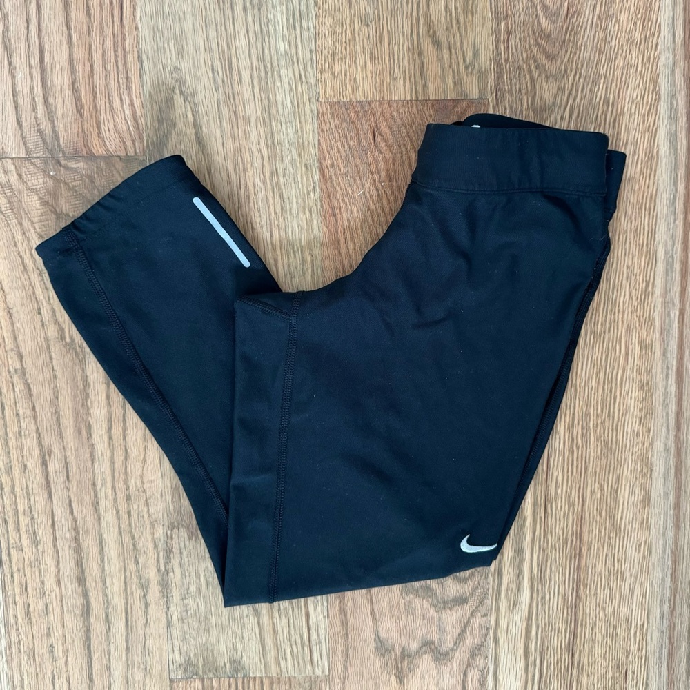 Nike Dry Fit 3/4 length yoga pants - black